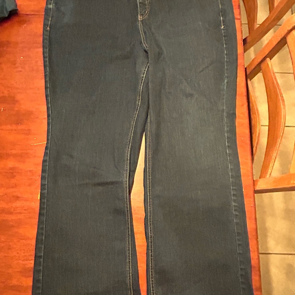 Lane Bryant Straight-Leg Women’s Jeans in Dark Blue
